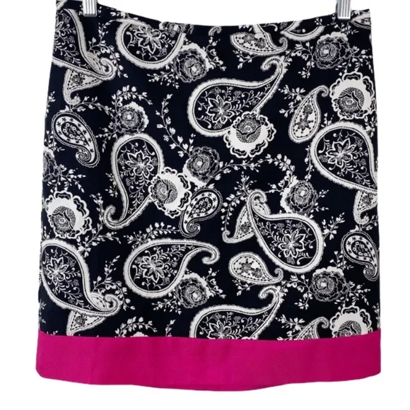LOFT Paisley Skirt - Picture 9 of 12